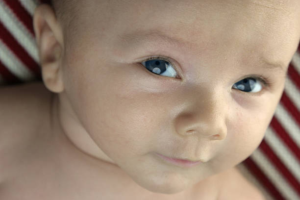 Baby Blue Eyes stock photo