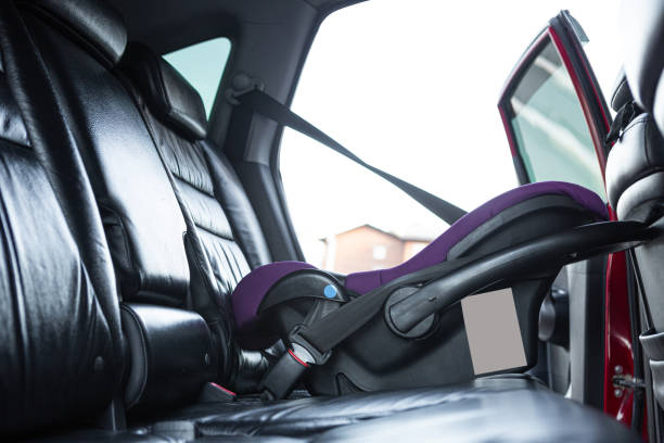 Baby car seat stock photo