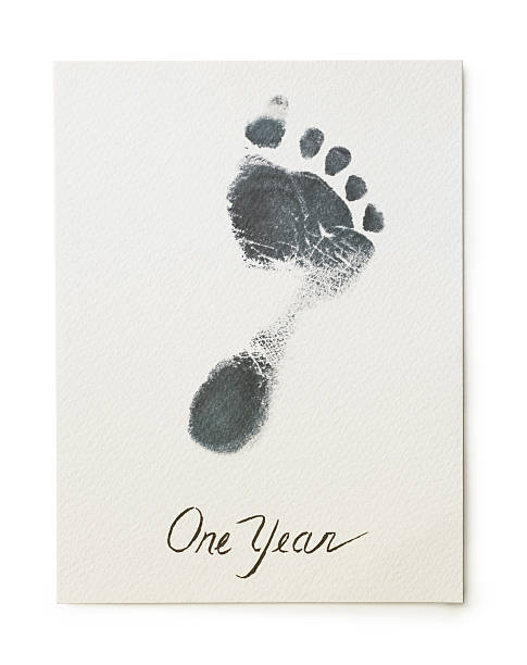 Baby-footprint2 stock photo