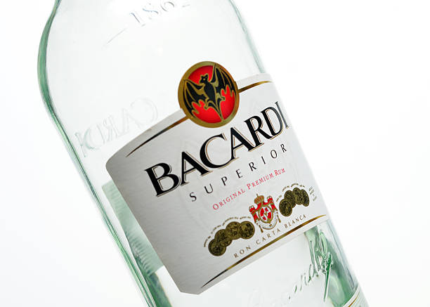 Bacardi Rum stock photo