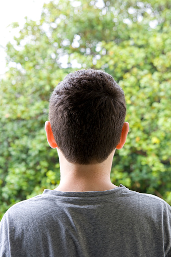 Back Of Head Short Haircut Stock Photo Download Image Now Istock