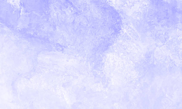 Background Grunge Very Peri Marble Abstract Pastel Ultra Violet Christmas Texture Lilac Purple White Stucco Winter Rough Wave Pattern Watercolor Oil Art Trendy Color of the Year 2022 Imitation Distorted Macro Photography stock photo