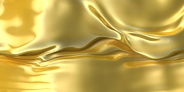 A background made of liquid gold stock photo