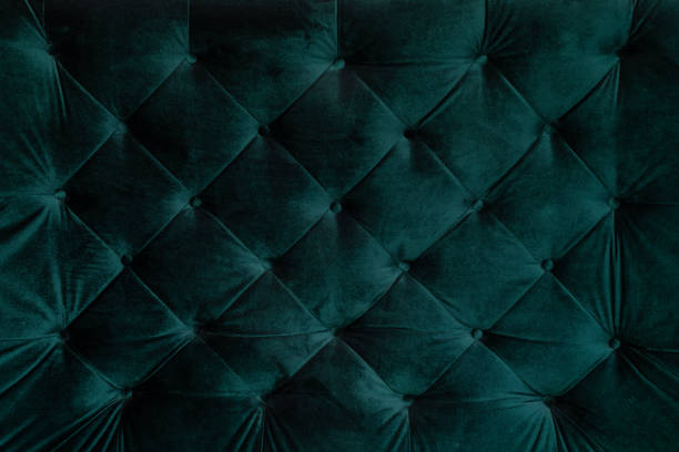 background malachite green teal velvet capitone textile, suede, velor, with buttons, sofa back background malachite green teal velvet capitone textile, suede, velor, with buttons, sofa back. Close up photo velvet stock pictures, royalty-free photos & images