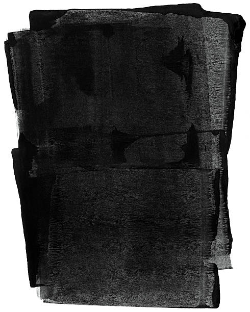 a background of rolled black ink - inkt stockfoto's en -beelden