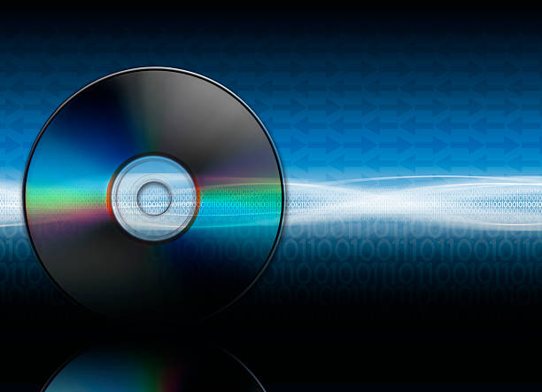 DVD CD  background - XXXL stock photo