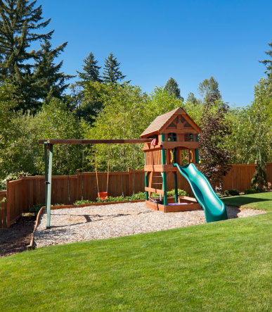 Backyard Play Structure Stock Photo Download Image Now Istock