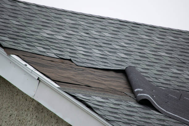 Bad Shingles and Roof Issues stock photo