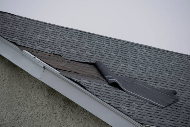 Bad Shingles and Roof Issues stock photo