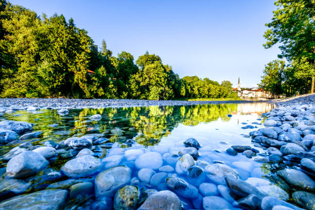bad toelz old town of bad toelz - bavaria river isar stock pictures, royalty-free photos & images