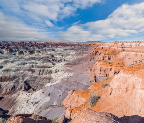 Badlands Formation in the Painted Desert stock photo