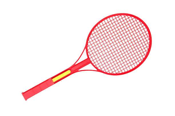 badminton racket stock photo