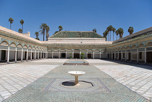 Bahia Palace Inner courtyard of the Bahia Palace in Marrakech. palace stock pictures, royalty-free photos & images