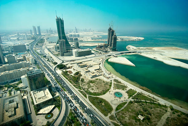Bahrain developments stock photo
