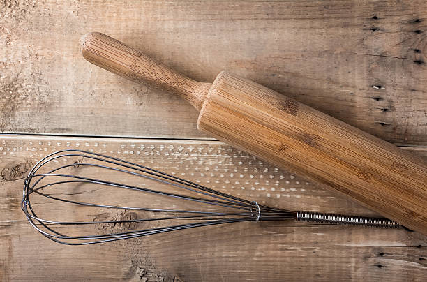 Baking utensils stock photo