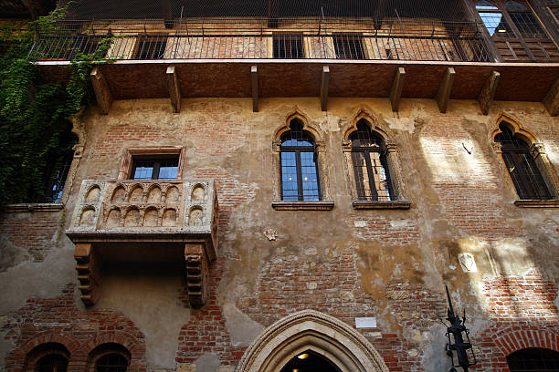 Balcony of Juliet stock photo