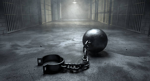 ball-and-chain-in-prison-picture-id528739915