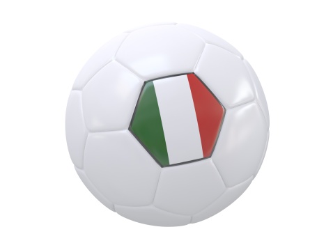 Ball With Flag Of The Italy Stock Photo - Download Image Now - iStock
