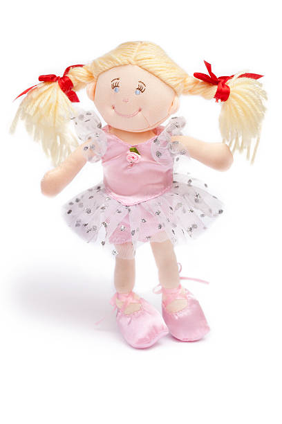 ballerina doll ballerina doll dressed with pink leotard doll stock pictures, royalty-free photos & images