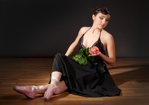 Ballerina Sit On The Floor Stock Photo Download Image Now Istock