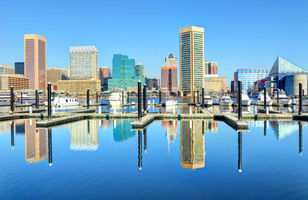 Baltimore's Inner Harbor Baltimore's Inner Harbor is the city's premier tourist attraction and one of the city's crown jewels inner harbor baltimore stock pictures, royalty-free photos & images