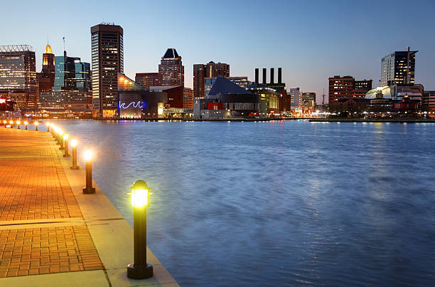 Baltimore's Inner Harbor Baltimore's Inner Harbor is the city's premier tourist attraction and one of the city's crown jewels baltimore maryland stock pictures, royalty-free photos & images