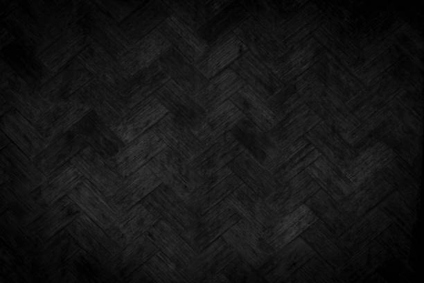 texture di bambù su sfondo nero. - floor top view foto e immagini stock