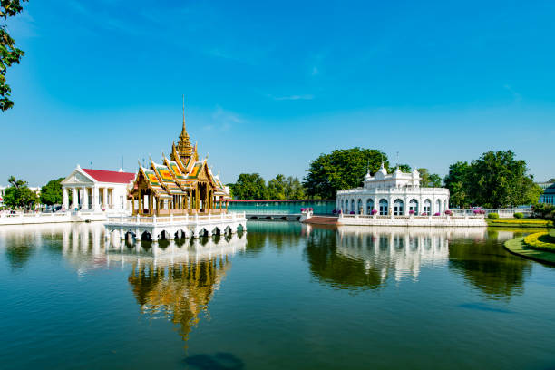 Bang Pa In Royal Temple Palace, Ayutthaya, Thailand stock photo
