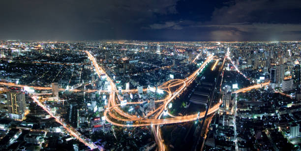 Bangkok panorama stock photo