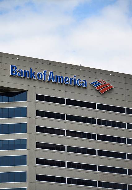 Bank of America Baltimore, Maryland, USA - June 6, 2012: The Bank of America building in downtown Baltimore. Bank of America is an American financial services company and the second largest in America by deposits. bank of america stock pictures, royalty-free photos & images