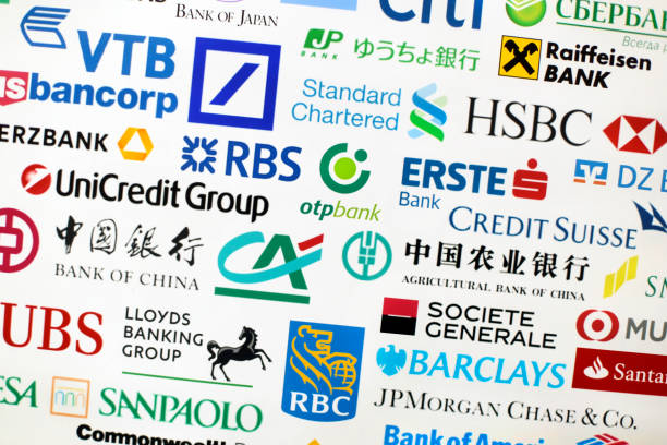 banks - jp morgan imagens e fotografias de stock