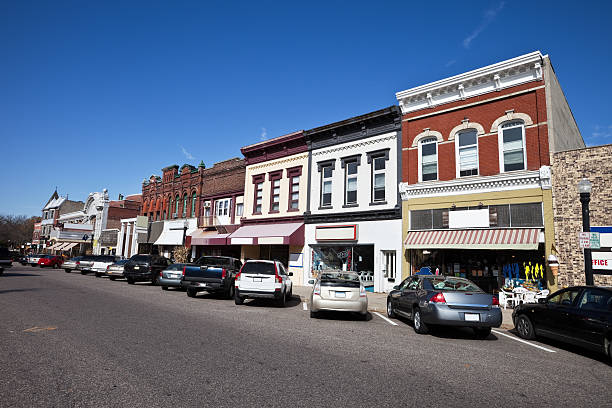 Baraboo in Sauk County, Wisconsin  small town america stock pictures, royalty-free photos & images