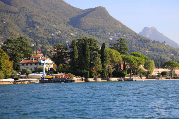 Barbarano at the Lake Garda. Brescia, northern Italy, Europe. stock photo
