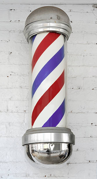 Barber Pole stock photo