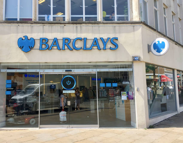 Barclays Bank - Financial Building stock photo