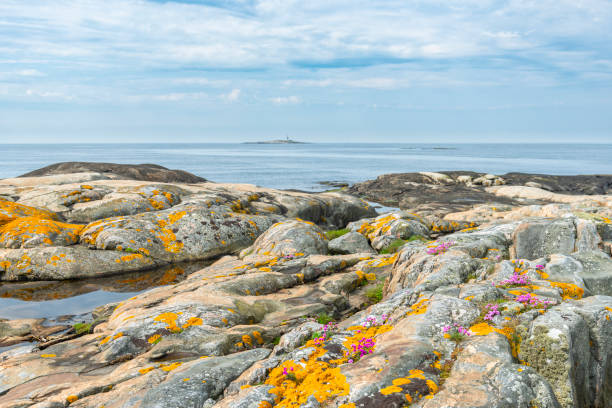 Barren archipelago at the Swedish west coast stock photo