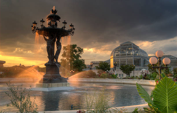 Bartholdi Fountain, Washington, D.C. stock photo