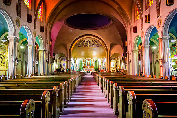 Basilica at Mission Dolores, San Francisco stock photo