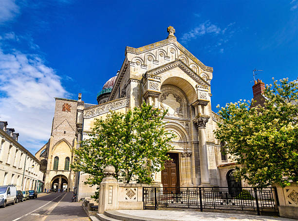 Basilica of St. Martin in Tours - France Basilica of St. Martin in Tours - France basilica stock pictures, royalty-free photos & images
