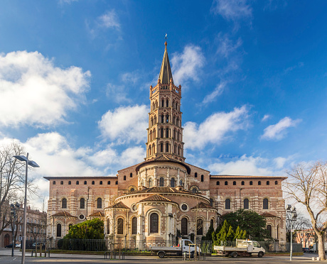 Basilica of St. Sernin in Toulouse, France