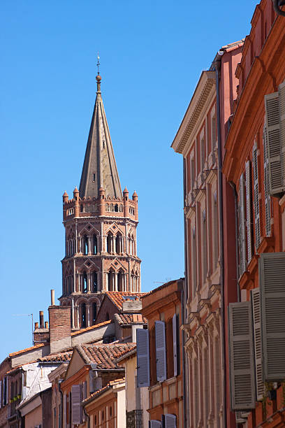 Basilica of Toulouse stock photo