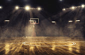 istock Basketball arena 468196540