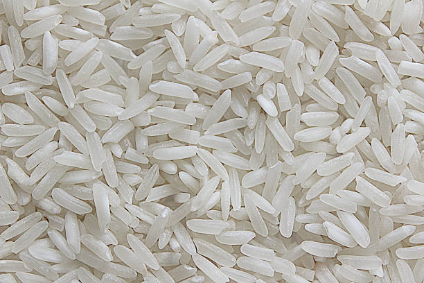 Basmati Rice Background stock photo
