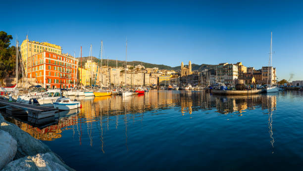 Bastia port in Corsica Bastia port in Corsica bastia stock pictures, royalty-free photos & images