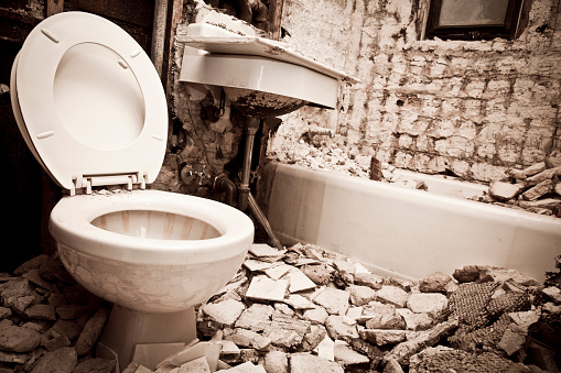 Bathroom Demolition And Renovation Stock Photo Download Image Now Istock