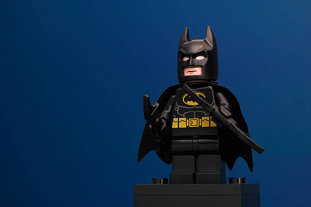 LEGO Batman Minifigure Stock Photo