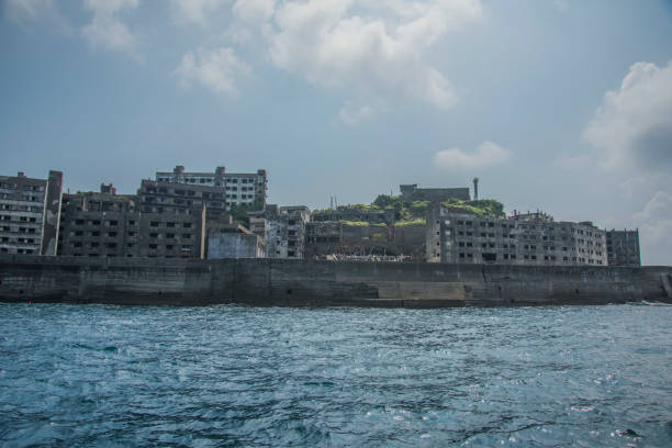 Battleship Island (Gunkanjima, Hashima, Gunkanjima, Gunkanjima, Gunkanjima) stock photo