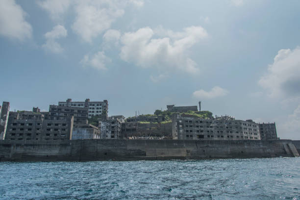 Battleship Island (Gunkanjima, Hashima, Gunkanjima, Gunkanjima, Gunkanjima) stock photo