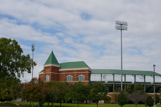 Baylor University Ballpark Waco, United States - November 30, 2013: Baylor University Ballpark baylor basketball stock pictures, royalty-free photos & images