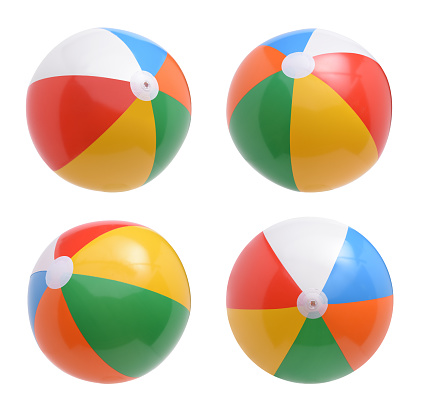 Beach Balls Set Stock Photo - Download Image Now - iStock